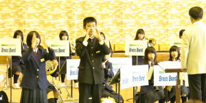 吉田中学校吹奏楽部の演奏