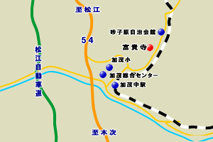 富貴寺　地図