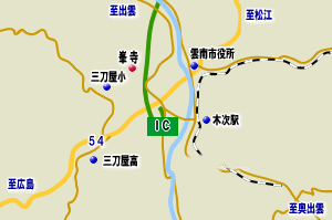 峯寺　地図