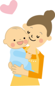 赤ちゃんとお母さん