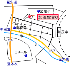 加茂総合センターの地図