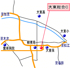 大東総合センターの地図