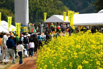 菜の花まつり2008会場の様子