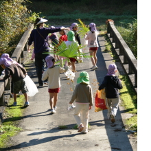 幼稚園での活動風景