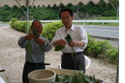 三刀屋町六重で行われた田舎体験に参加しました(6月13日)