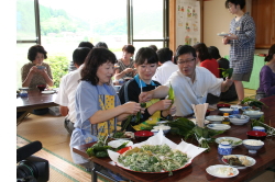 田舎体験で癒し体感