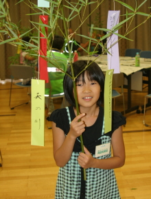 「くまっ子交流七夕の集い」の様子