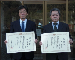 石飛 啓さん(三刀屋町)(右)妹尾憲寿さん(木次町)(左)