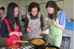 「韓国とアメリカのおやつ」を作りました