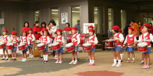 三刀屋幼稚園の鼓笛隊