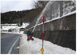 自治体による国道54号の歩道除雪