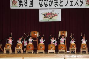 吉田保育所の火炎太鼓ジュニア