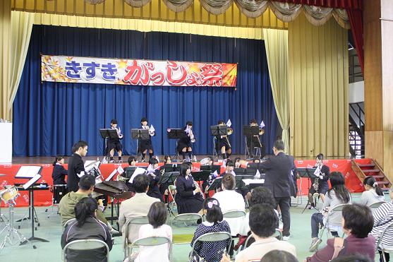 木次中学校吹奏楽部演奏会の写真