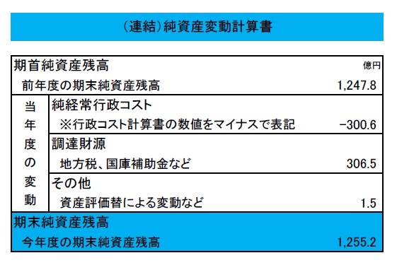 （連結）純資産変動計算書