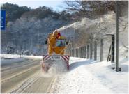 国道54号の除雪の写真