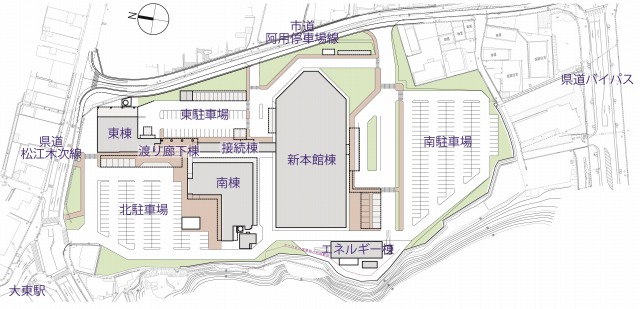 病院計画配置図