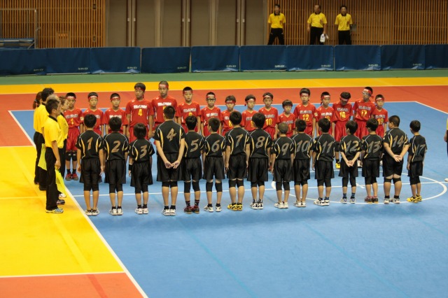 全国大会での試合の様子