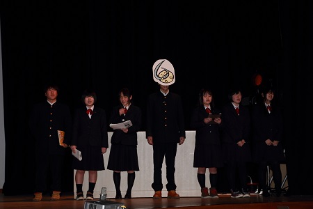 三刀屋高校掛合分校の発表の様子の写真