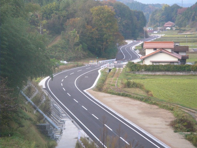 完成した市道免別線