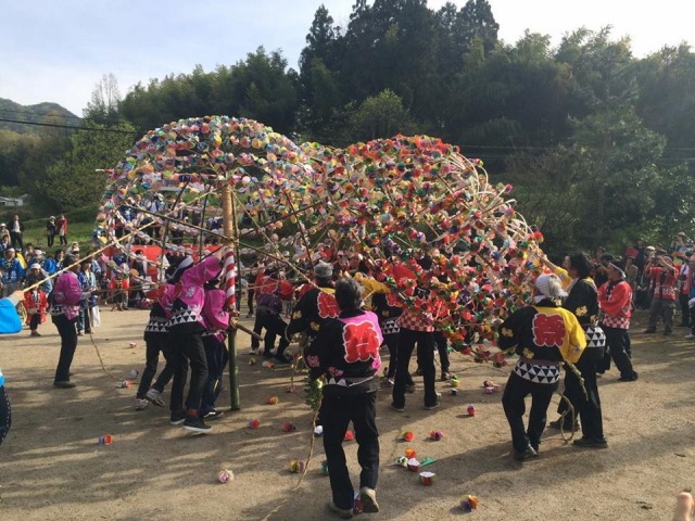 花傘船屋台