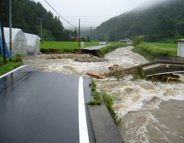 平成18年大雨の様子