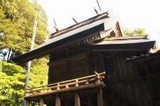 佐世神社を横から見た写真