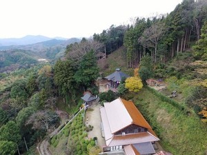 禅定寺　東方からの遠景