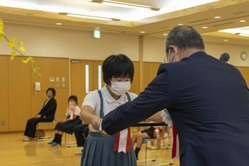 賞状の代表受領