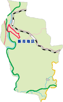 新市の位置地図