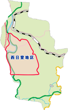 西日登地区の位置地図